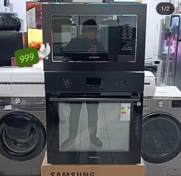 микроволновая печь: Mikrodalğalı soba Samsung, Ayrıca dayanan, rəng - Qara, Yeni