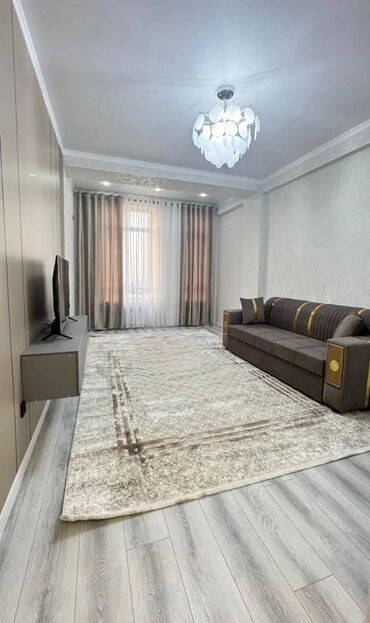 купить квартиру токмок: 1 бөлмө, 45 кв. м, Элитка, 14 кабат, Евроремонт