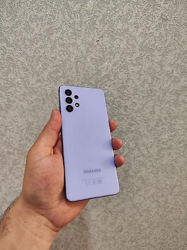 Мобильные телефоны: Samsung Galaxy A32, 64 ГБ, цвет - Фиолетовый, Две SIM карты — 2