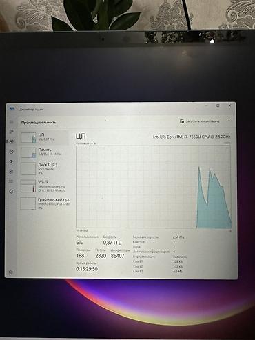 Ноутбуки: Ноутбук, Microsoft Surface, 16 ГБ ОЗУ, Intel Core i7, 13.5 ", Б/у, Для работы, учебы, память SSD — 6