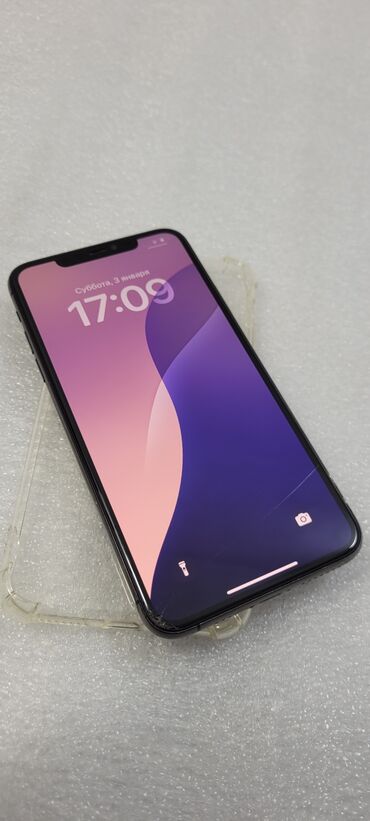 Apple iPhone: IPhone 11 Pro Max, Б/у, 64 ГБ, Черный, Чехол, 79 % — 3