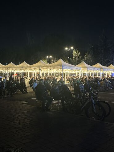 Выездные банкеты: На прокат. В аренду столы, стулья, посуда, чехлы, скатерти, шатры — 27