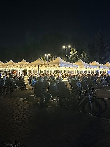 Выездные банкеты: На прокат шатры, ретро гирлянды, столы прямоугольные и круглые — 22