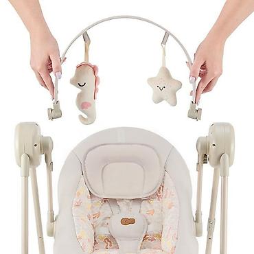 dormeo proizvodi sa greskom: Kinderkraft stolica za ljuljanje SWINGEE beige – KBSWIN00BEG — 5
