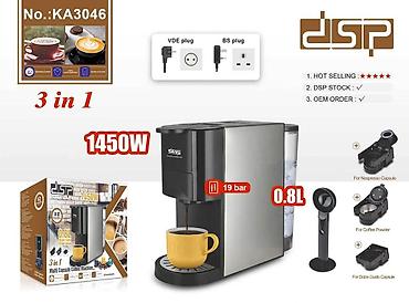 №: 12065 Məhsulun adı: Qəhvə maşını DSP KA3046 Brend: DSP Kateqoriya