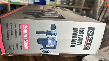 Инструменты: KAD Power Tools Rotary Hammer – 26 mm, 1500 W - Güc: 1500 W - — 2