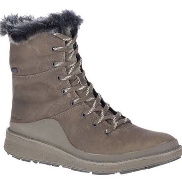 мужской зимний обувь: Стильные зимние ботинки MerrellTremblant Ezra Lace Waterproof Ice +