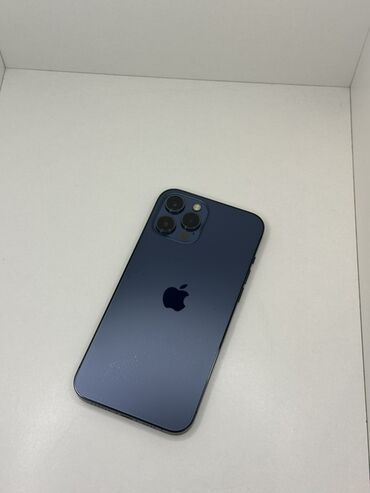 купить микроволновку бу: IPhone 12 Pro Max, Колдонулган, 256 ГБ, Pacific Blue, 77 %