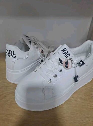 karl lagerfeld sneakers: Karl Lagerfeld, 41, bоја - Bela