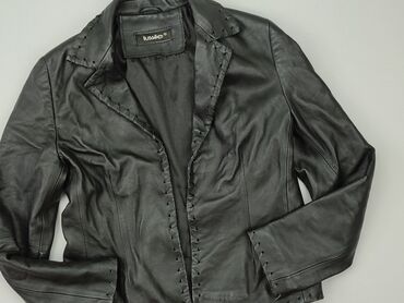 markowe jeansy wyprzedaż: Women`s leather jacket, XL (EU 42)