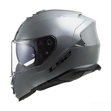 Oprema za bicikliste: LS2 Storm integralna moto kaciga – siva, aerodinamičnog dizajna - — 1
