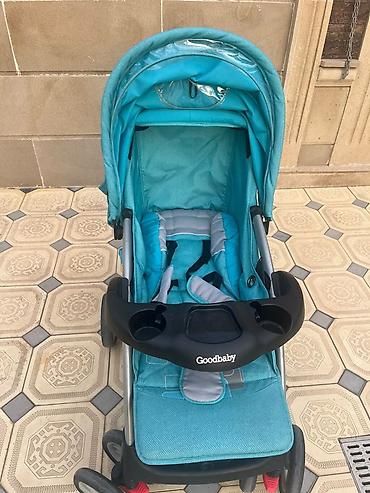 cybex balios s lux: Goodbaby uşaq arabası – mavi rəng - Geniş və yumşaq oturacaq, 5 — 1