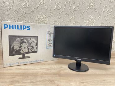реклама на led мониторе: Монитор, Philips, LED, 18" - 19"