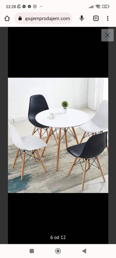 Setovi stolova i stolica: Potpuno novi prejaki stolovi u fabrickom pakovanju Dostupni u na lalafo.rs — 4 Setovi stolova i stolica: Potpuno novi prejaki stolovi u fabrickom pakovanju Dostupni u — 4