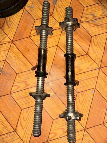 Ştanqlar və ştanq diskləri: Çəki: 80 kq, İşlənmiş — 11