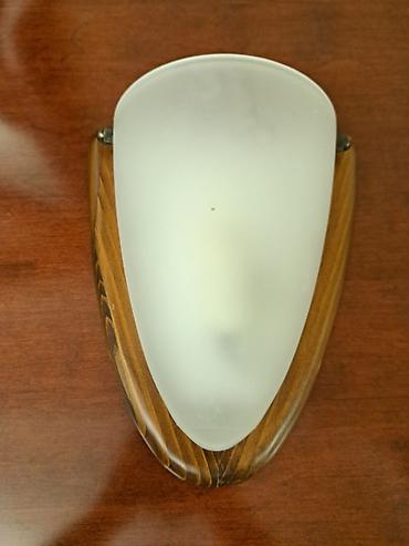 col isiqlari: Divar bra türü işıqlandırma - Material: ağ şüşədən mat plafon, təbii — 1