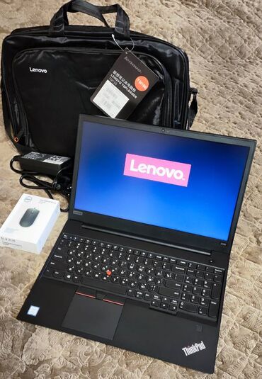 сумка для компьютера: Ноутбук, Lenovo, 8 ГБ ОЗУ, Intel Core i5, 15.6 ", Б/у, Для работы, учебы, память SSD