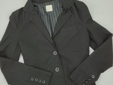 eleganckie czarne krótkie spodenki damskie: Women's blazer S (EU 36), condition - Very good