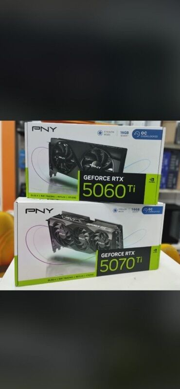 optimal naxcivan: PNY GeForce RTX 5060 Ti və RTX 5070 Ti videokartları - Brend: PNY -