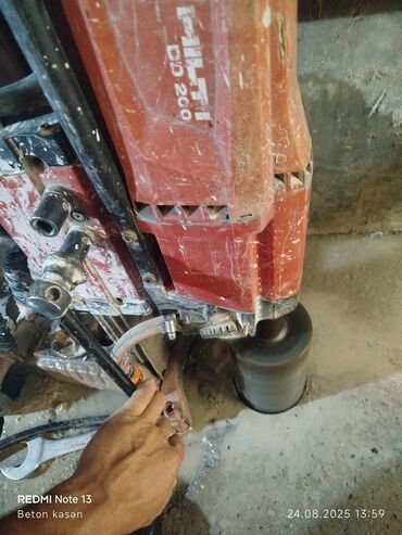 Beton işləri: Beton kəsmə beton deşmə xidməti Karot - HILTI DD 200 / 350 ilə 25 ° — 9
