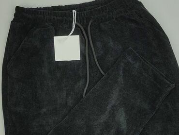 legginsy woskowane z wysokim stanem: Velour, Spodnie dresowe damskie, rozmiar S