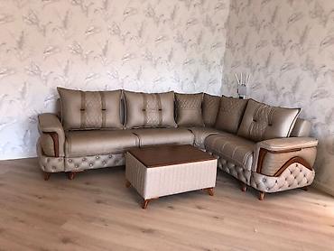 d10 mebel: Yeni, Künc divan, Divan, Bazalı, Açılan — 9