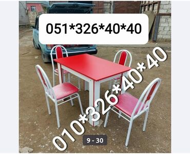 Sifarişlə masa və oturacaq dəstləri: Kravat çarpayi istediyiniz olcude istediyiniz rengde parcadan ve — 5