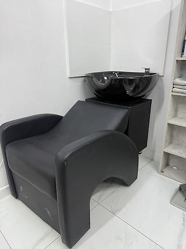 Мойка для парикмахерской с креслом - Комплект: стационарная мойка для at lalafo.kg Мойка для парикмахерской с креслом - Комплект: стационарная мойка для