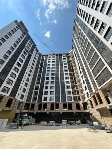 квартира бишкек 2023: 2 бөлмө, 69 кв. м, Элитка, 6 кабат, ПСО (өзү оңдоп түзөтүп бүтүү үчүн)