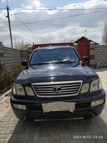 купить машину в киргизии: Lexus LX: 2004 г., 4.7 л, Автомат, Газ, Внедорожник