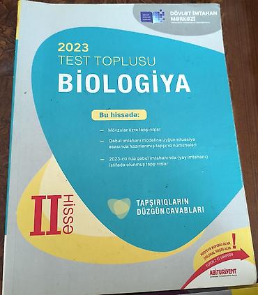 biol: Məhsul: DİM “Test Toplusu” 2023 – Hissə II Fənlər: Biologiya və Kimya — 1