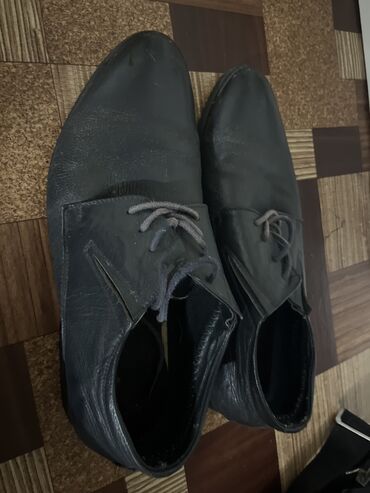 зимние мужские обувь: Туфли 41, цвет - Черный
