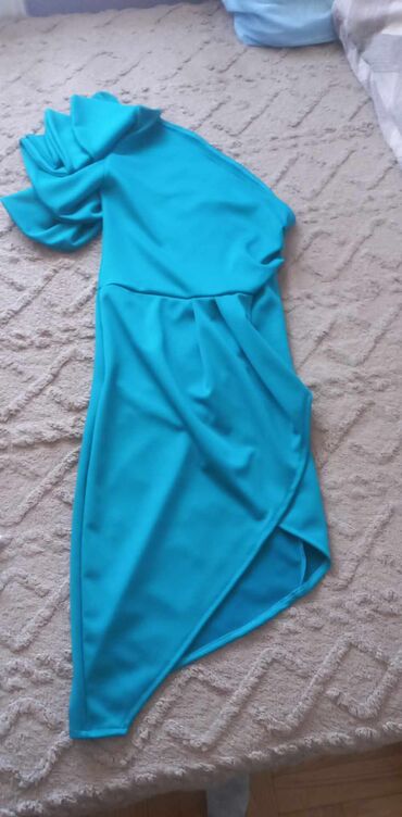 zelena haljina kombinacije: S (EU 36), bоја - Zelena, Večernji, maturski, Drugi tip rukava