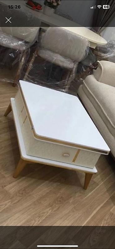 balkon masa: Düz masa, Açılmayan, Təkərsiz, Parlaq laminat, Zəmanətsiz — 1