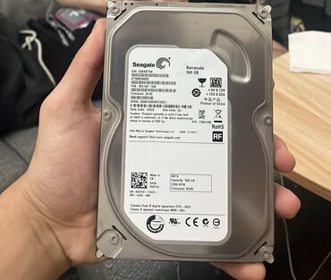 Жесткие диски, переносные винчестеры: Накопитель, Б/у, Seagate, HDD, 512 ГБ, 3.5", Для ПК