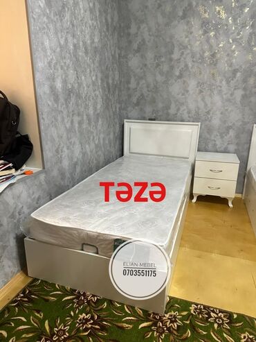 kontakt home tek carpayilar: Новый, Односпальная кровать, Без подьемного механизма, С матрасом, Без выдвижных ящиков, Азербайджан