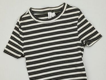 białe bluzki w czarne kropki: Top H&M, 2XS, stan - Idealny