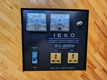 стаблизатор: Ieko elektrik tenzimleyici ( stabilizator )