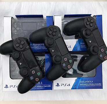 🎮 DualShock 4 для PS4 🔥 Новые игровые джойстики ⚫ Цвет: чёрный 🔹