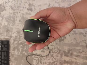 magic trackpad: Проводная оптическая мышь BOROFONE - Эргономичный симметричный — 3