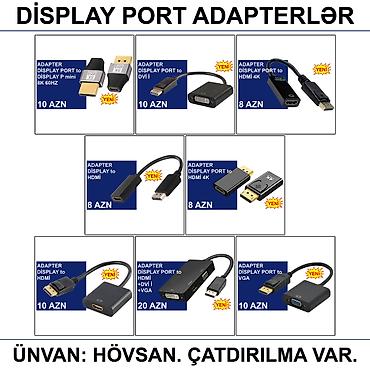 hp kompyuter: Adapterlər/Konverterlər (Çeviricilər) 📍Ünvan: Bakı şəh, Suraxanı ray — 10