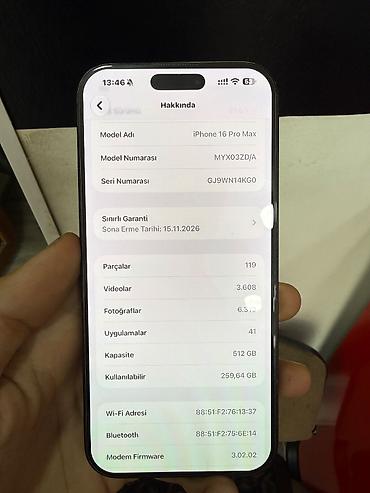 iphine: IPhone 16 Pro Max, 512 GB, Black Titanium — 3