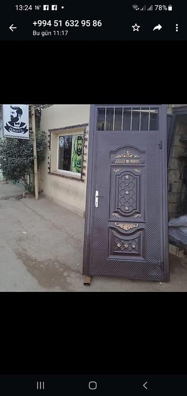 heyet qapisi: Yeni Giriş qapısı Zamok ilə, Ödənişli quraşdırma, Ödənişli çatdırılma — 9