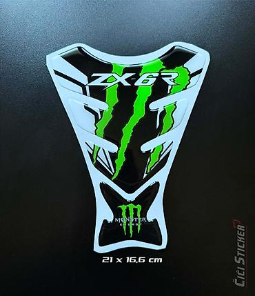 c3 exclusive 2003: Kawasaki ZX6R Monster Tank pad - Štitnik rezervoara -2781 Daj svom — 1