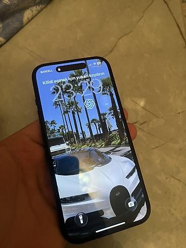 IPhone 15, 128 GB, Qara, Face ID, Simsiz şarj, Sənədlərlə
