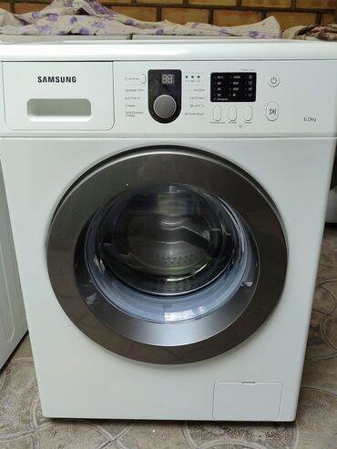 стиральный машынка: Стиральная машина Samsung, Б/у, Автомат, До 6 кг, Компактная