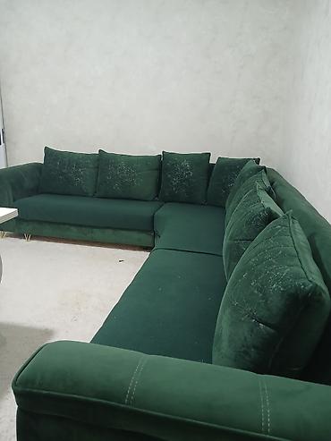 kunc servant: Künc divan, İşlənmiş, Açılan, Bazalı, Vеlur parça, Ödənişli çatdırılma — 6