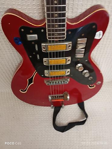 Elektro gitaralar: Elektron gitara, 6 sim, İşlənmiş, Ünvandan götürmə — 20