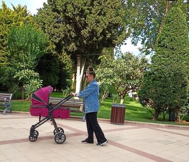kidilo коляска 3 в 1: Klassik gəzinti arabası, İşlənmiş, Cins: Qız, Yaş: 12-18 ay, Ünvandan götürmə