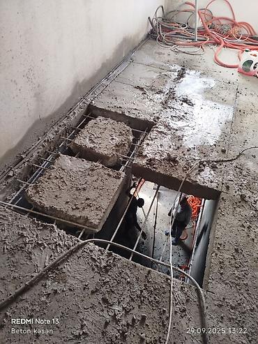 Beton işləri: Beton kəsmə beton deşmə xidməti Karot - HILTI DD 200 / 350 ilə 25 ° — 6